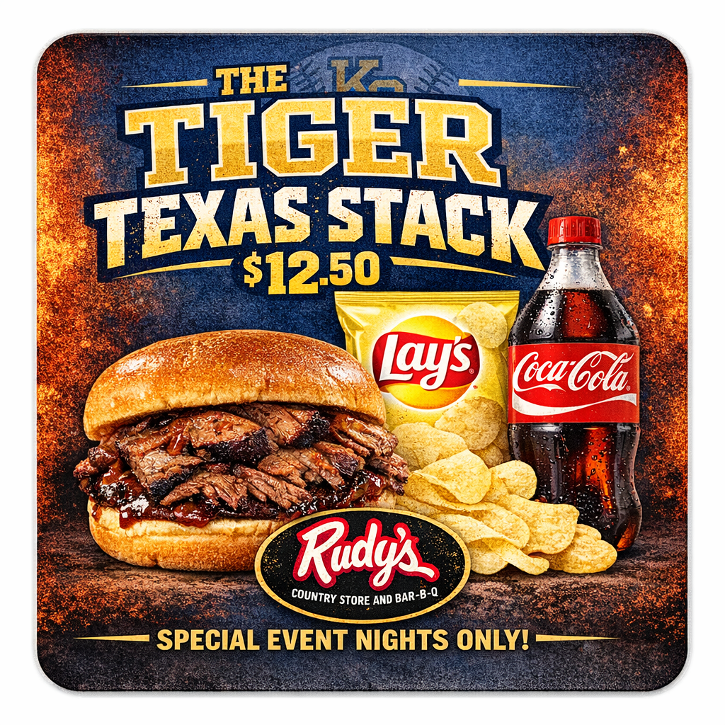 Rudy's Tiger Texas Stack
