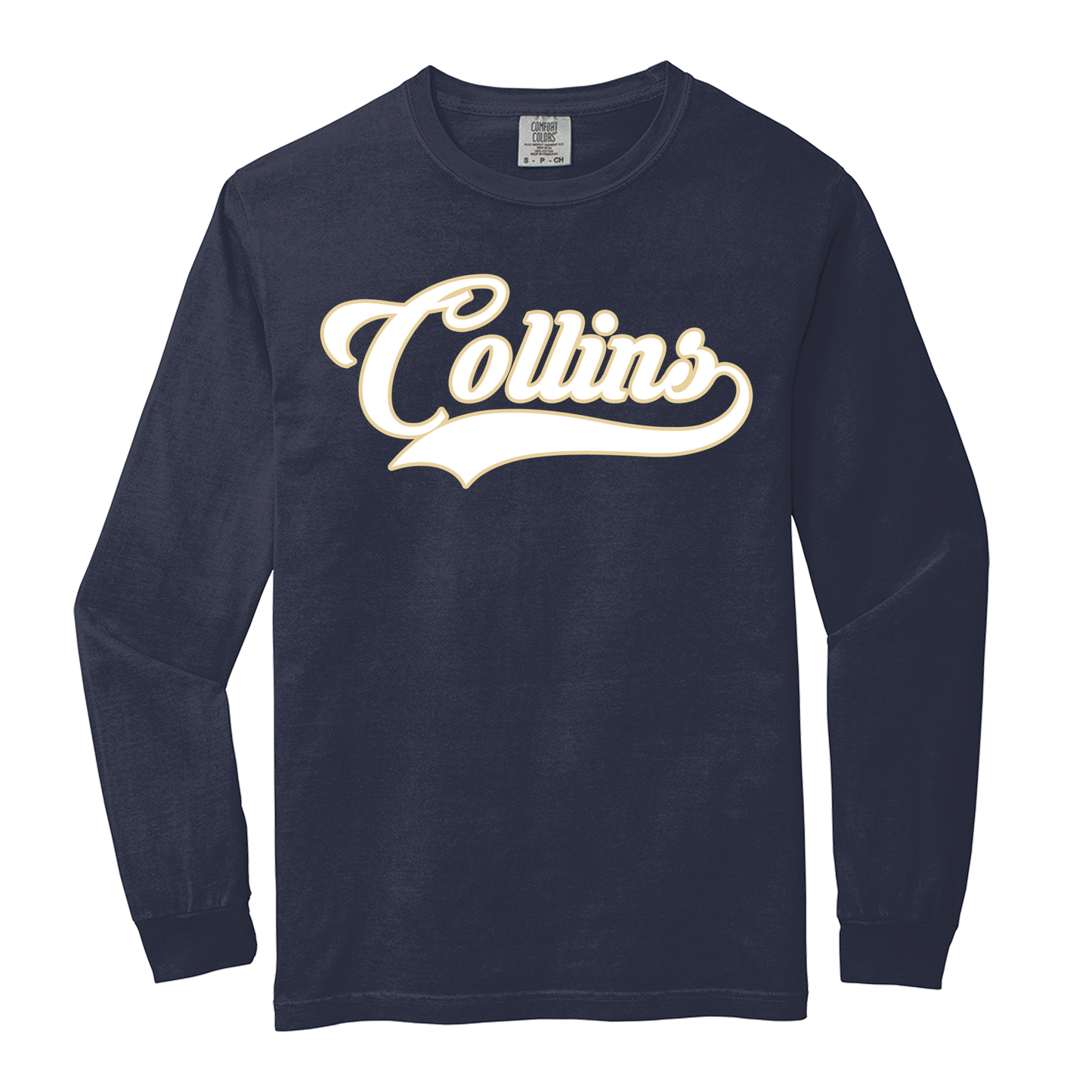 Classic “Collins” Long Sleeve Tee — Comfort Colors