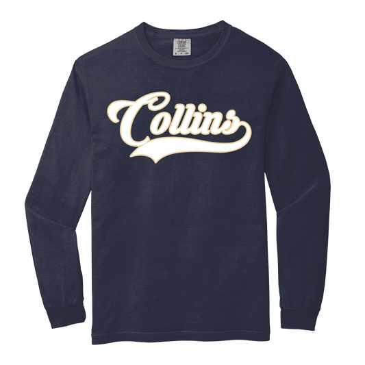 Classic “Collins” Long Sleeve Tee — Comfort Colors