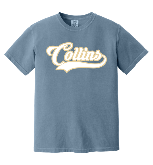 Collins Fan Tee - Slate