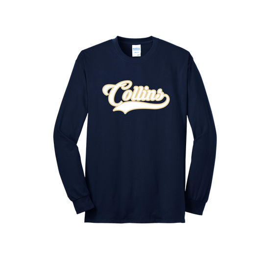 Collins Long Sleeve Tee - Navy
