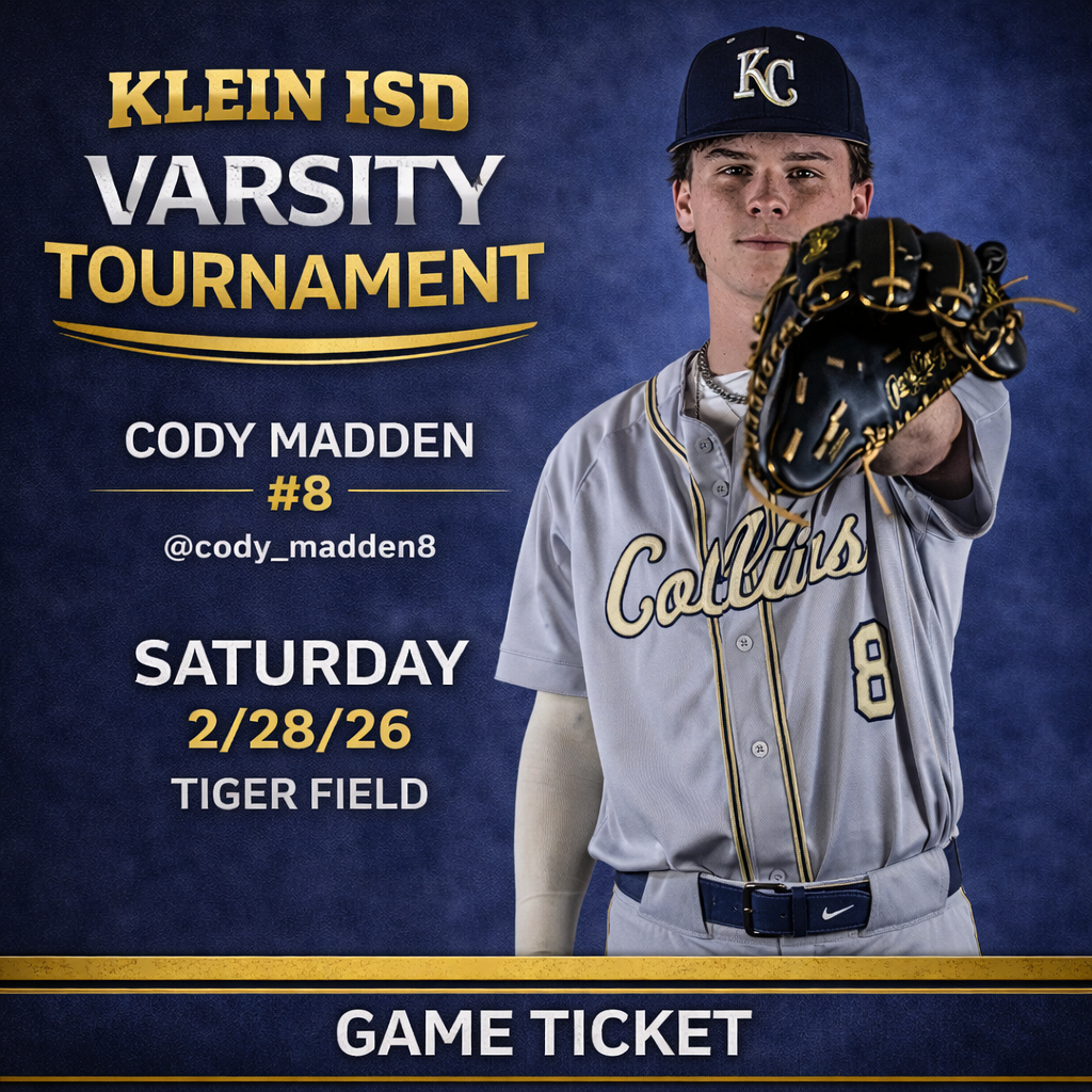 Klein ISD Varsity Tournament Saturday 2/28/26 - Single Game Ticket