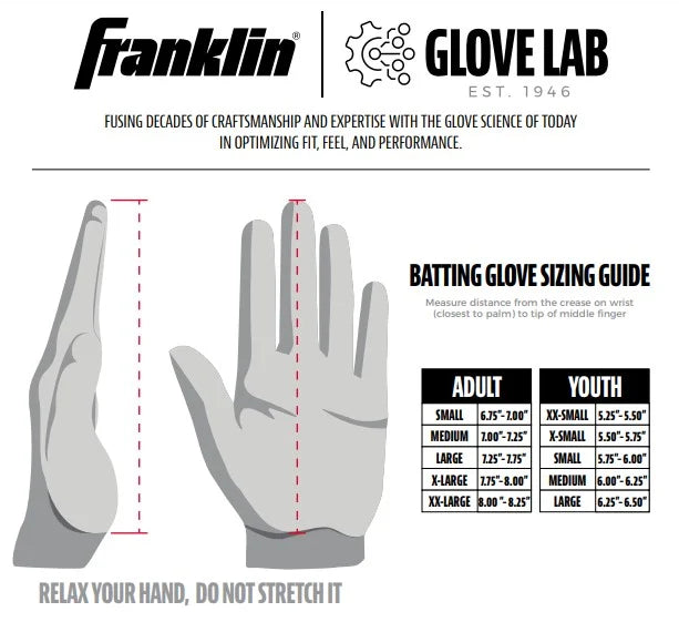 Franklin CFX Pro Batting Gloves - Vanilla Gold